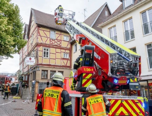 Kaffeeröstmaschine defekt: Feuerwehreinsatz am Marktplatz